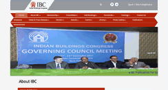 Desktop Screenshot of ibc.org.in